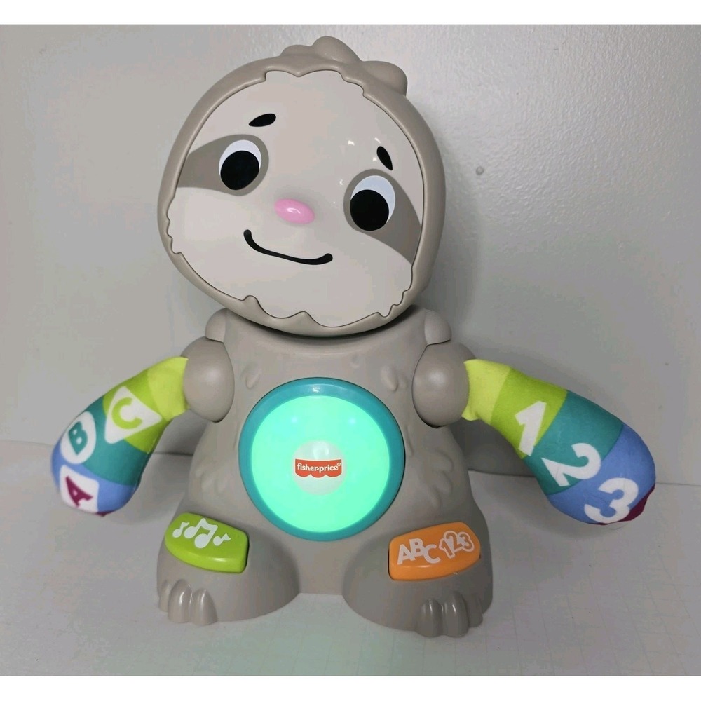 Fisher Price Linkimals Smooth Moves Sloth Baby Educational Toy with Music WORKS